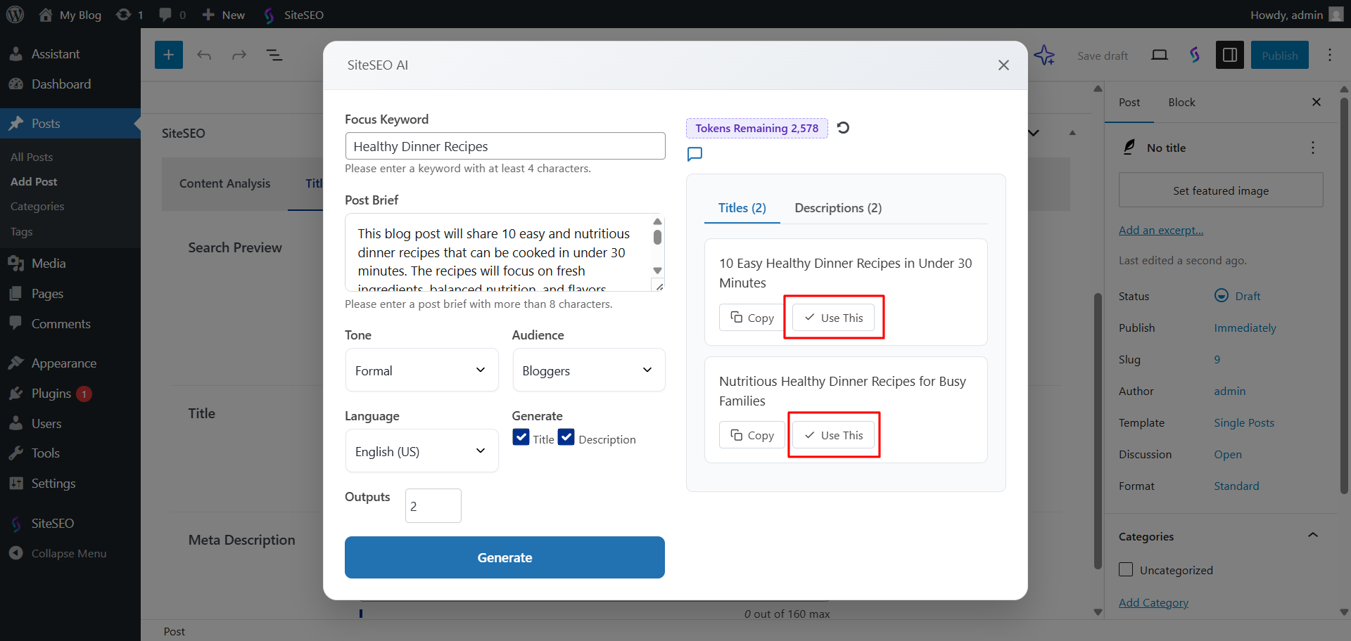 siteSEO-AI-modal-use