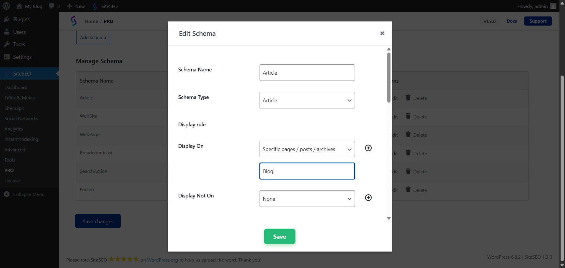 siteseo-schema-specific-rule